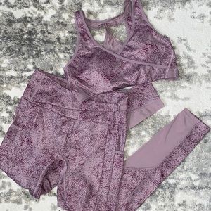 GymShark Purple 2 Piece Set